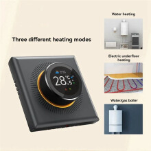WiFi Knob Termostato Aquecimento de Piso Caldeira A Gás de Água Controlador de Temperatura Programável para Sala de Estar GB