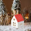Christmas Gift Box Red Roof Small Paper Box 1 Pack 4