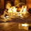 Wooden Star Fairy String Lights LED Battery Operated 4