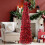 Christmas pencil tree blue 150 cm foldable with stable base 5