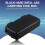 Black Hard Shell ABS Carrying Toolbox Shockproof Portable Toolbox Secure Tools Safety Instrument Tool Storage Case 3