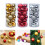Christmas Ball Ornaments Shatterproof Blue Plastic 24 Pack 4