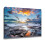 Sunset Beach Canvas Poster 12x18 inch 2