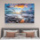 Sunset Beach Canvas Poster 12x18 inch 4