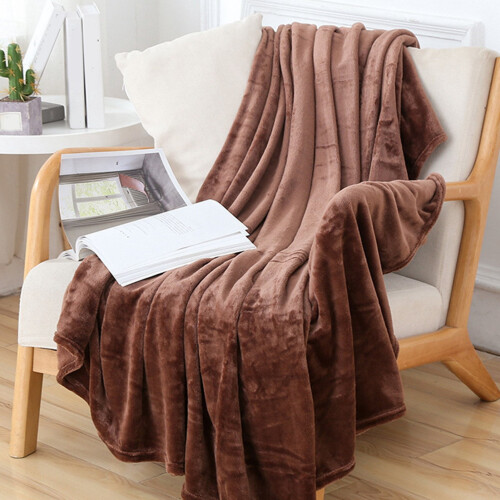 Temperature Regulating Blanket Coral Flannel 1pc 1
