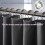 Grey shower curtain liner waterproof 72 x 72 in 5