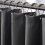 Grey shower curtain liner waterproof 72 x 72 in 2