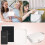 Jewelry Box PU Leather Double Layer White 5