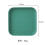 Haomacro plastic plates 6 inch 8 pack assorted colors 2