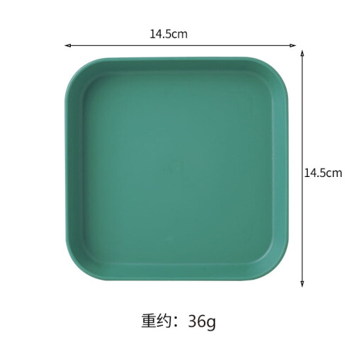 Haomacro plastic plates 6 inch 8 pack assorted colors 1