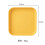 Haomacro plastic plates 6 inch 8 pack assorted colors 3