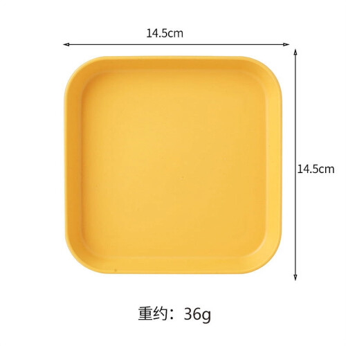 Haomacro plastic plates 6 inch 8 pack assorted colors 2