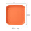 Haomacro plastic plates 6 inch 8 pack assorted colors 5