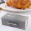 Metal vintage bread storage box with lid gray 5