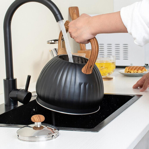 Black Kettle Teapot 3.5L Induction Compatible 2