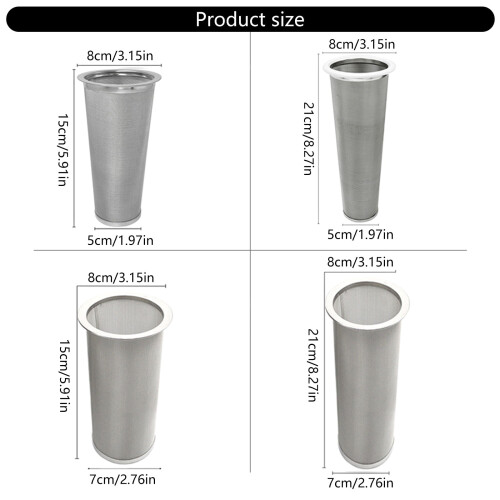 Stainless Steel Coffee Filter Cone for Home Brewing 2