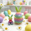 3D-printede påskehareegg grønne 15 cm 5