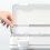 Plastic Organizer Box with 24 Fixed Compartments White 5