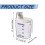 Recipient alimentar etanș din plastic, 1,5 l, cu capac dozator 4