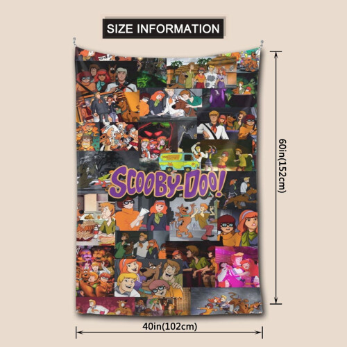 Póster tapiz de pared de Scooby Doo para dormitorio de adolescentes 2