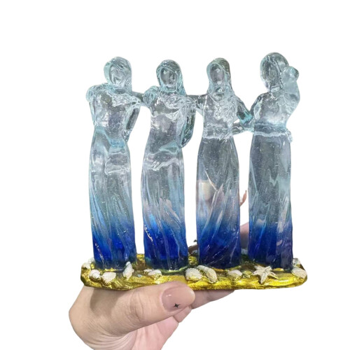 Set di sculture dell'amicizia tra tre sorelle 1