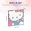 Placa cuadrada de acrílico de Hello Kitty con frases inspiradoras 4