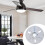 LED-ventilatorpære 24W3-Temp110V aluminium 2
