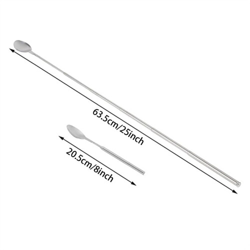 Stainless Steel Telescopic Spoon 8-25 in 2