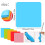 Silicone Kitchen Mat Pink 11.7 x 11.7 Inch 3
