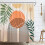 Κουρτίνα μπάνιου Mid-Century Abstract Boho Arch Sun Leaf 4