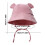 Baby bøttehatt i gasbind beige solbeskyttelse 1 stk 2
