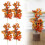 Ensemble de bouquets d'automne pour porte et table avec érable et 2