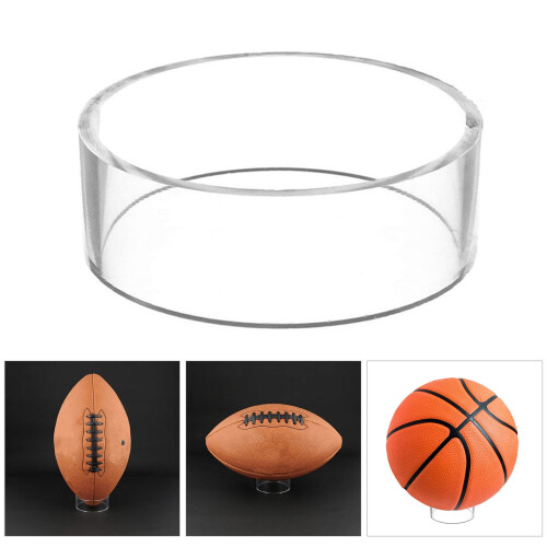 Acryl basketbal displaystandaard, transparant, 1 stuk 1
