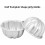 Moules à pudding en forme de fleur, antiadhésifs, lot de 10 4