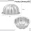 Moules à pudding en forme de fleur, antiadhésifs, lot de 10 5