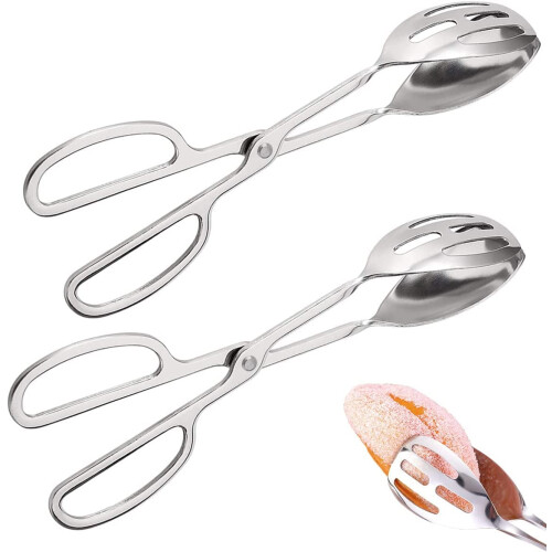 Salatstang i rustfrit stål til køkkenservering, 2 stk. 2