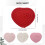 Posavasos de algodón con forma de corazón hecho a mano – aislante, lavable, 1 3