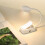 Lampe de bureau LED à pince, lampe de lecture flexible 3