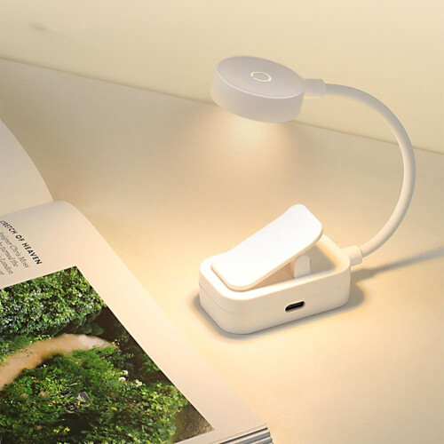 Lampe de bureau LED à pince, lampe de lecture flexible 2