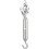 Kit de fixation pour voile d'ombrage en forme de S, pour structure triangulaire ou rectangulaire. 2
