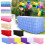 Toalha de mesa plissada multicamadas elegante 60x120 polegadas 3