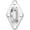 Kit de fixation pour voile d'ombrage en forme de S, pour structure triangulaire ou rectangulaire. 5