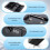 Bosca Airgid Miotail le Glas Comhcheangailte agus Tráidire Black4Pack 3