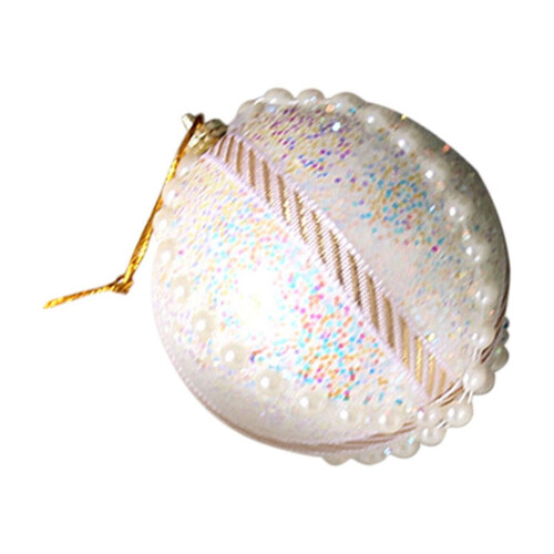 Ensemble de 3 boules de Noël en mousse avec cordon 1