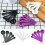 TUMALL measuring spoon set plastic 6-piece purple 3