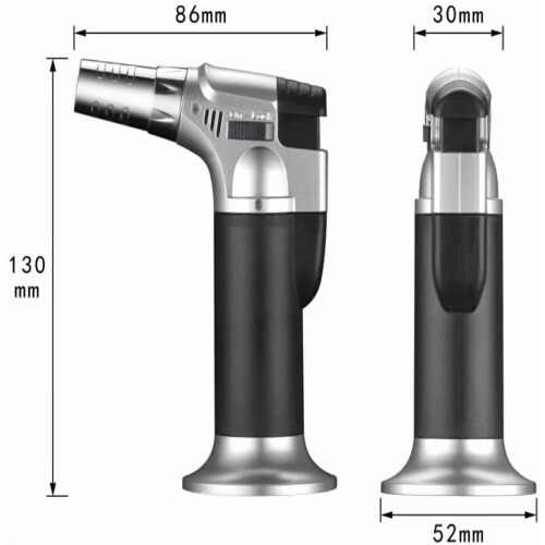 Butane Torch with Safety Lock Refillable1pc 1