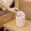 Mini poubelle de bureau rose avec couvercle basculant 2L 4