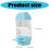 Automatic bird feeder for cage beige 3