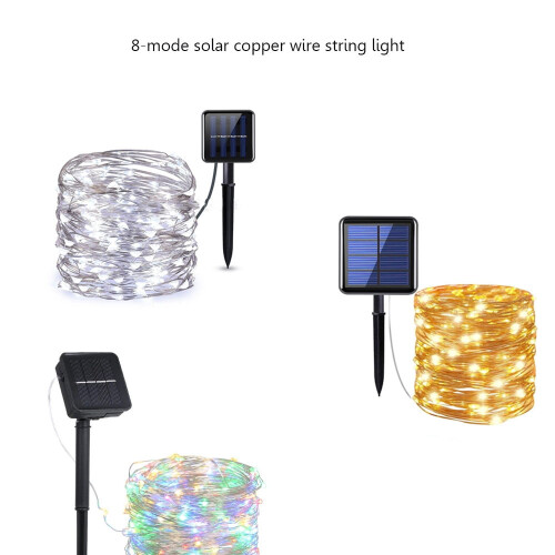 Luci solari decorative per esterni 5-30M 8 motivi impermeabili 1