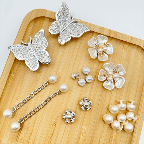 Seunta bróg Quaqdae criostail rhinestone 20 píosa 1